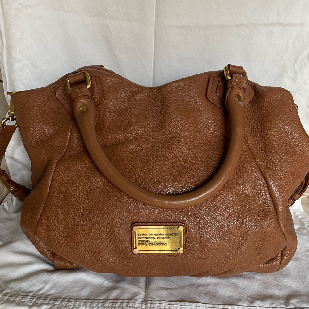 Marc by Marc Jacobs Brown leather shoulder bag